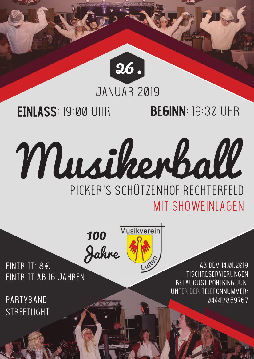 Musikerball 2019 Plakat 2